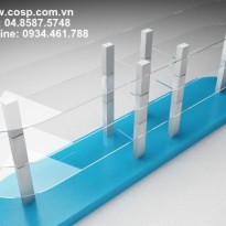 Thiết kế thi công cửa hàng thời trang trẻ em Blue Kid